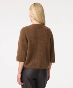 Dames vest bruin