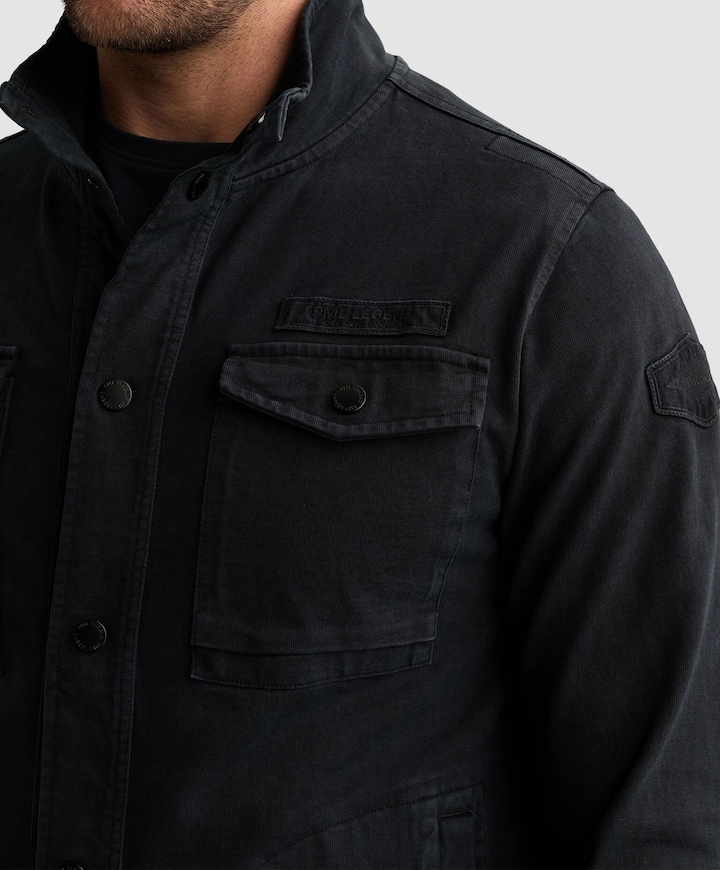 Heren vest blauw