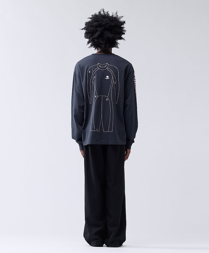 Heren longsleeve grijs