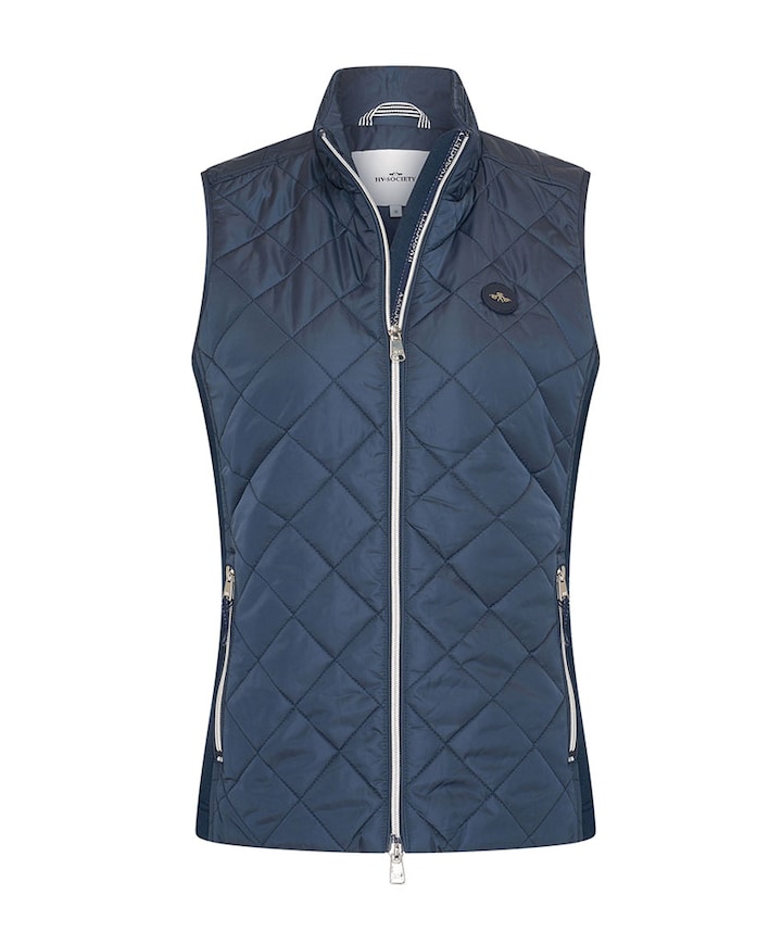 Dames bodywarmer blauw