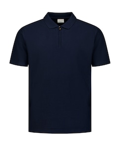 Heren polo blauw