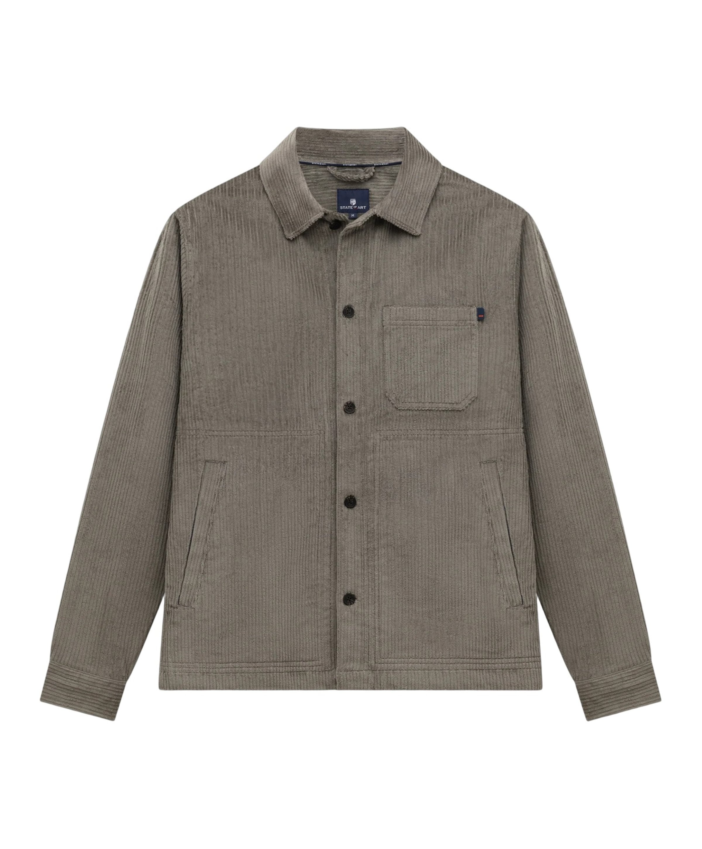 Heren overshirt groen
