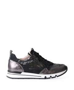Women Lace-up dames sneakers grijs