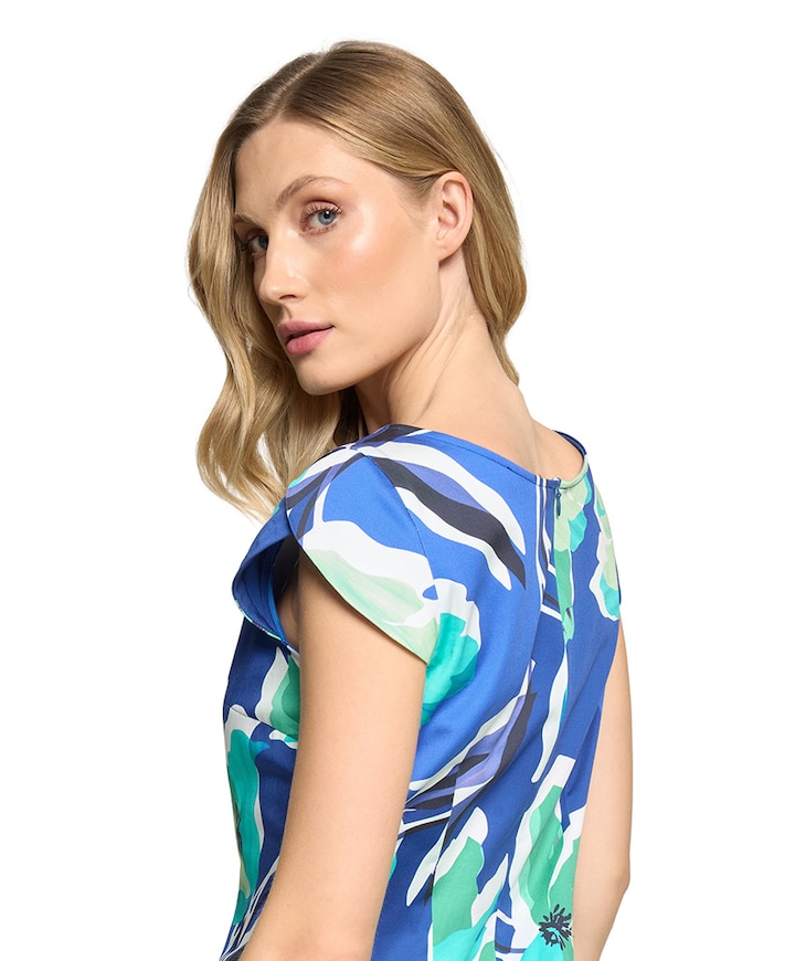 Dames jurk blauw