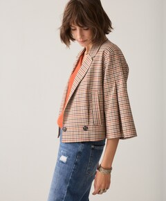 Dames blazer bruin