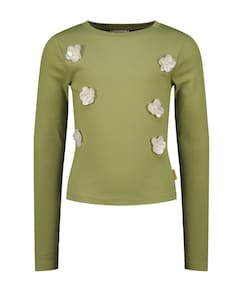 Meisjes longsleeve groen