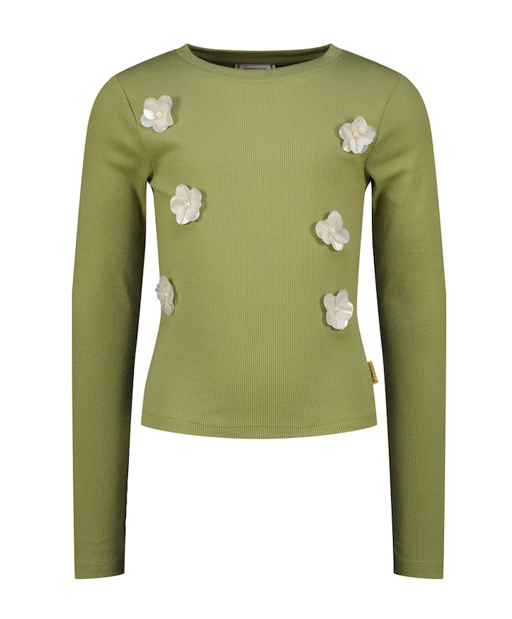 Meisjes longsleeve groen