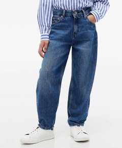 BARREL STUD meisjes broek blauw