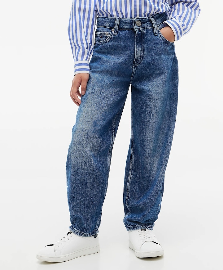 BARREL STUD meisjes broek blauw