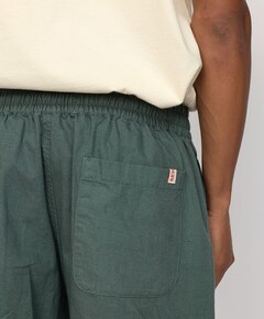 Linen shorts heren korte broek groen