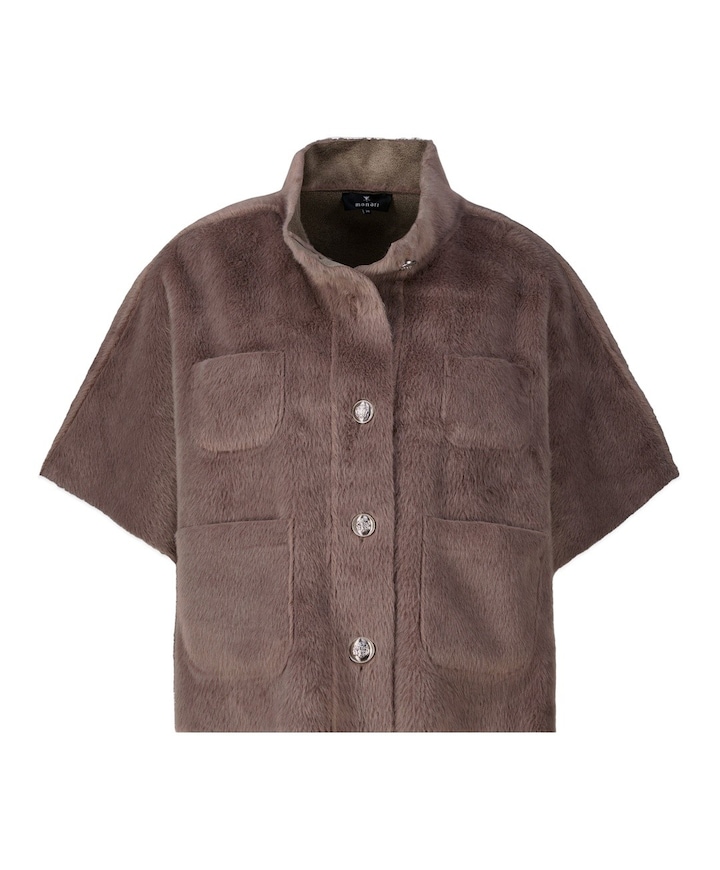 Dames cape beige