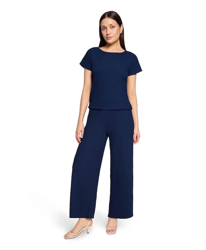 dames broek blauw