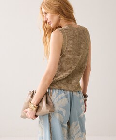 Dames top beige