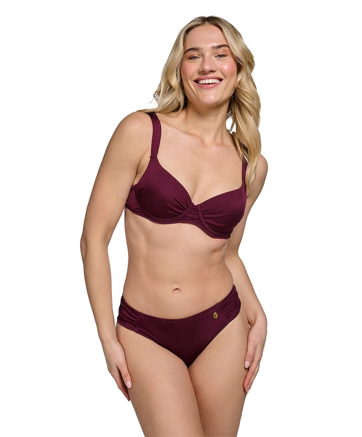 Dames bikinibroekje bordeaux