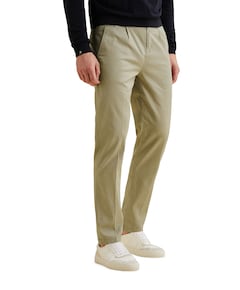 V35 RELAXED CHINO SOFT STRETCH TEN heren broek groen