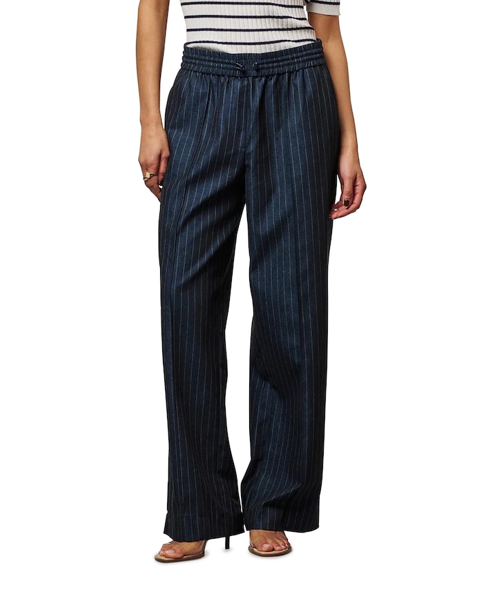 ESILA PINSTRIPE CO 510 dames broek blauw