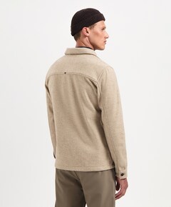 Overhemd lange mouw beige