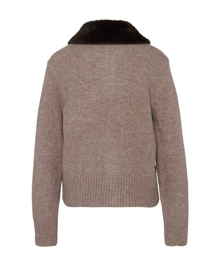 Dames vest beige