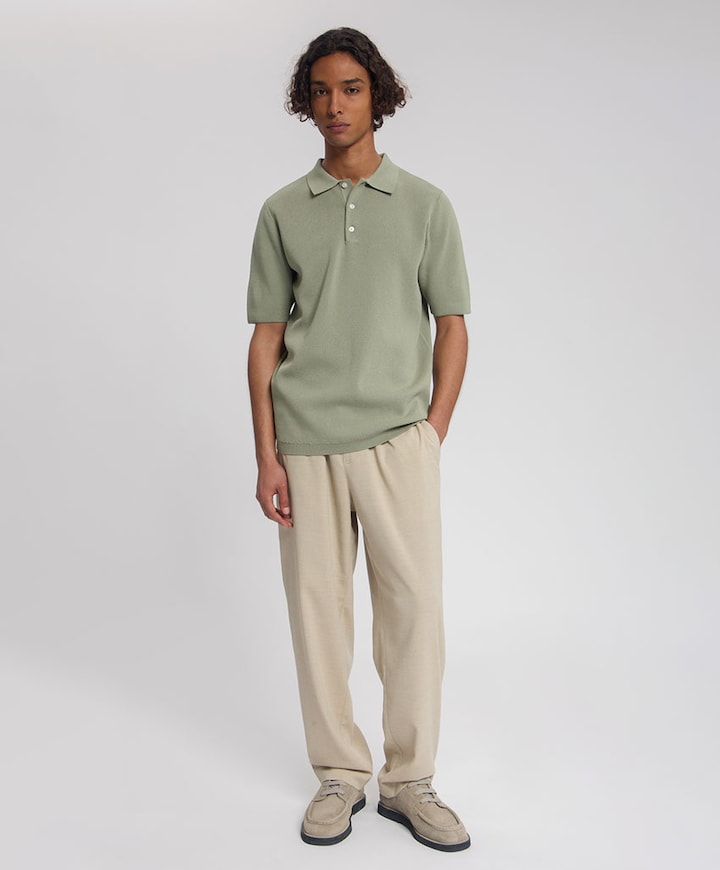 Heren polo groen