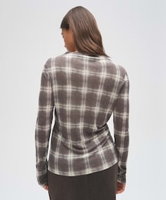 Dames longsleeve grijs