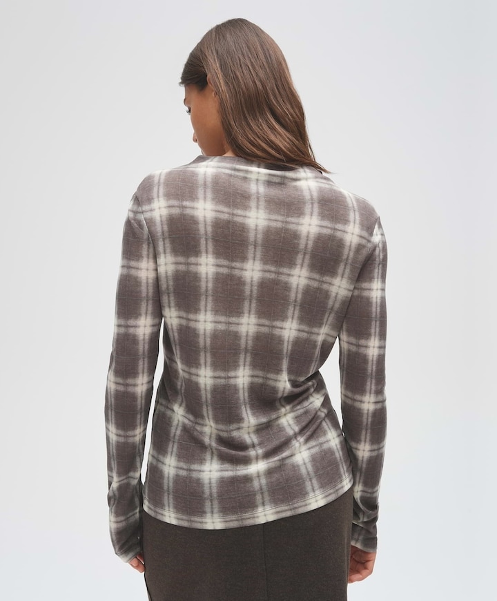 Dames longsleeve grijs