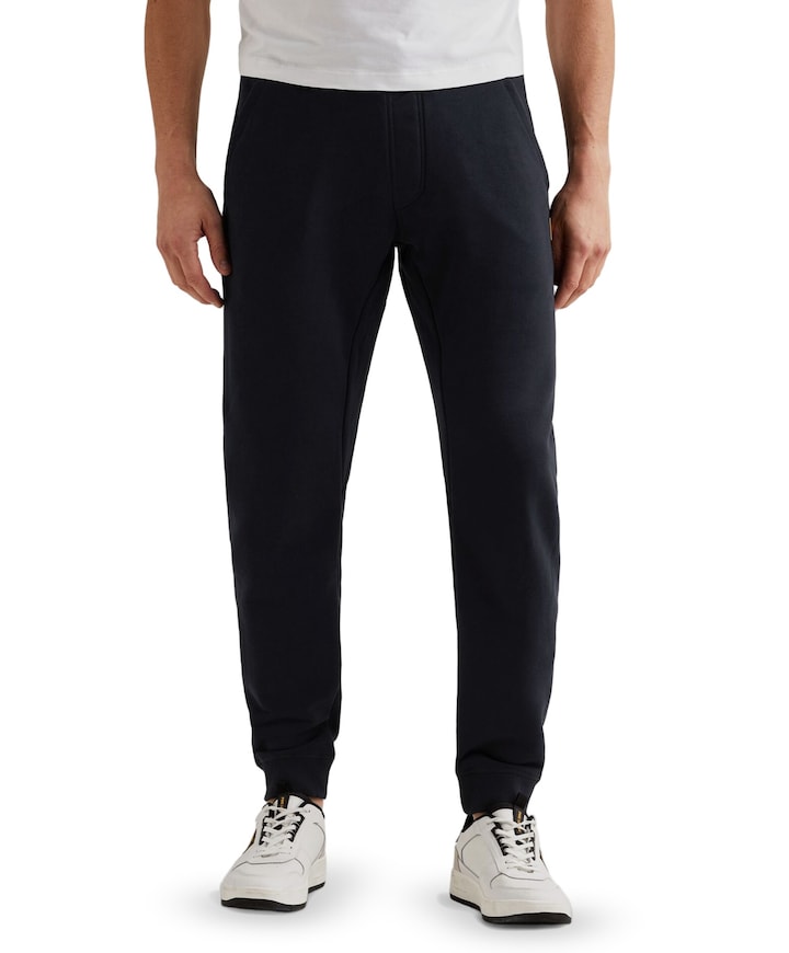 SWEAT PANTS PEACHED FLEECE LIGHT heren broek blauw