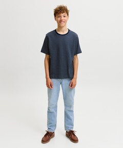 JJICLARK JJCLASSIC NS 415 LN JNR jongens jeans blauw