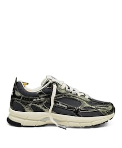 The Re-Run Cracked dames sneakers groen