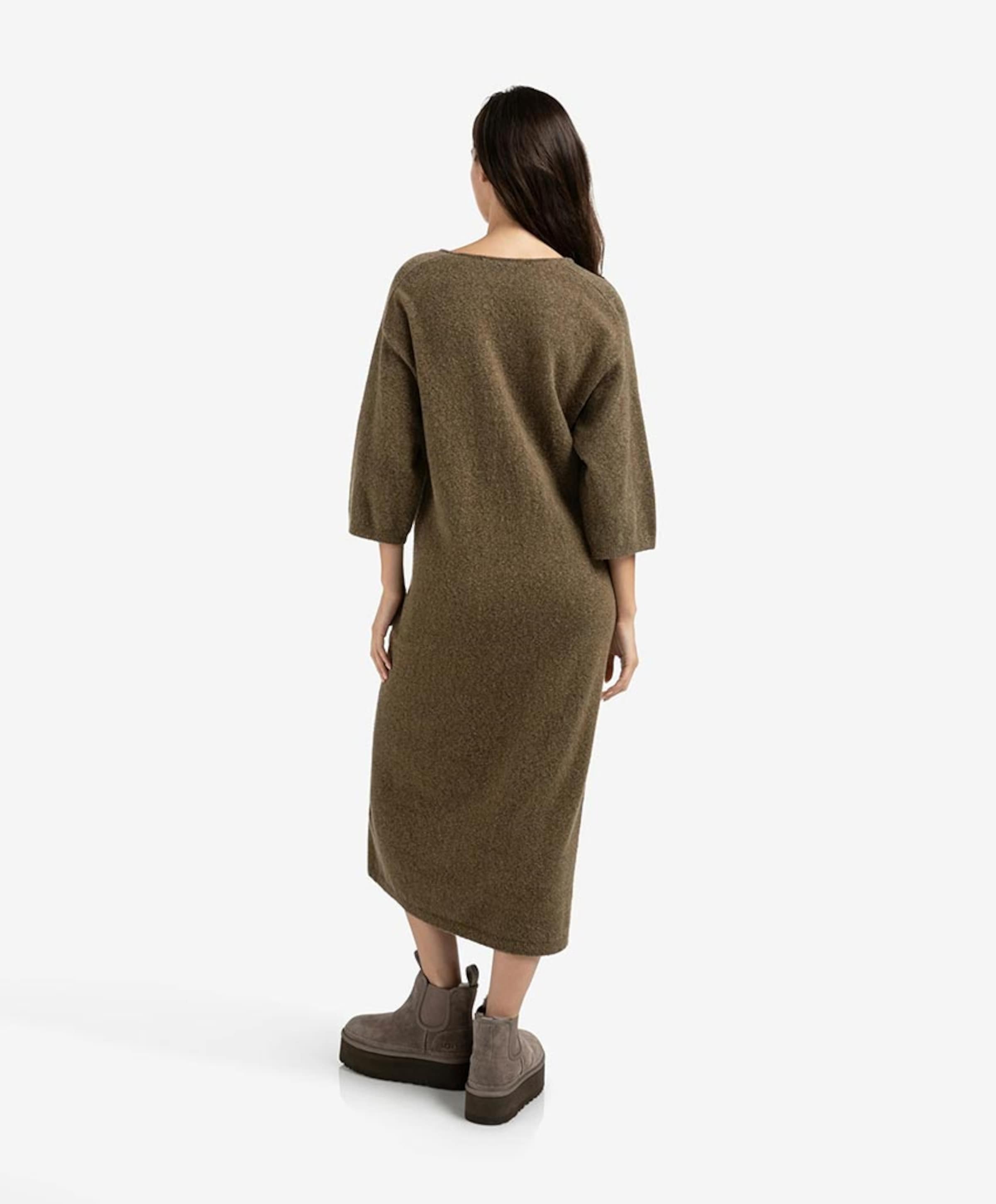 Blouse Jurk Yaya Groene Jurk Yaya Jurk Japanse Print Yaya