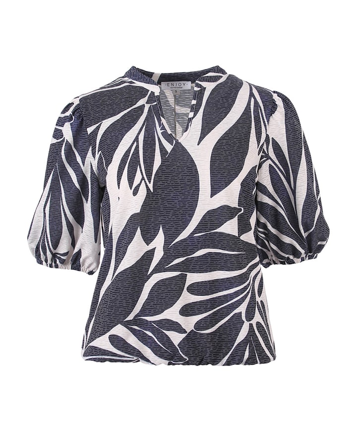 Dames blouse blauw