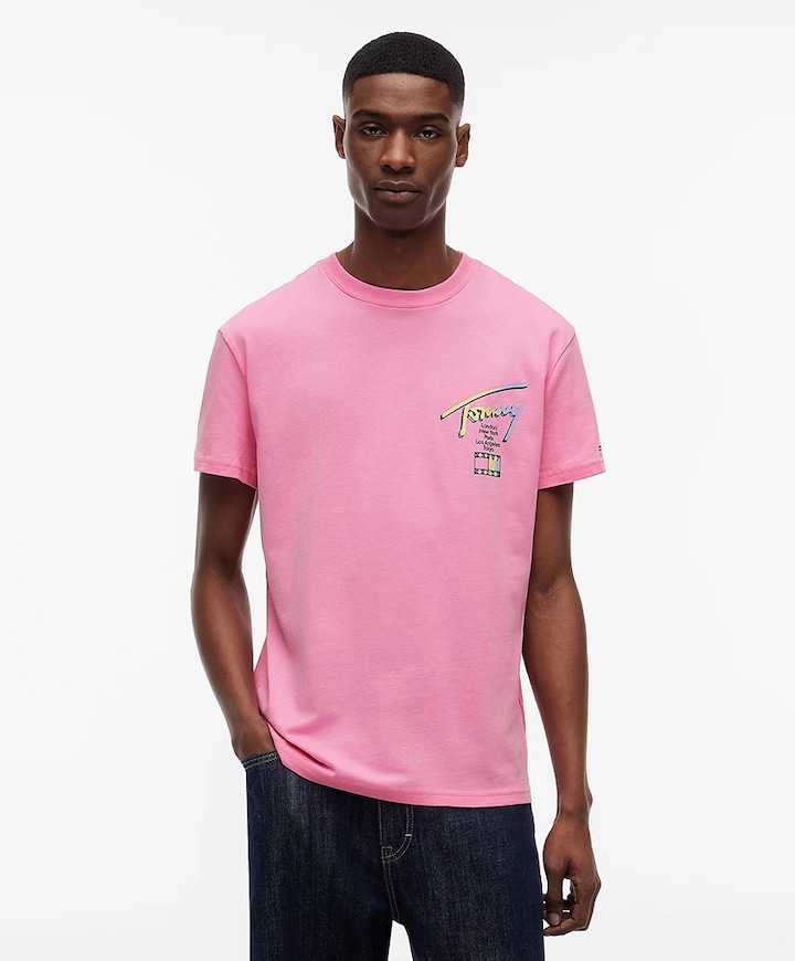 Heren T-shirt roze