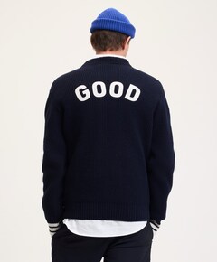Heren sweater blauw