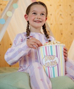Meisjes pyjamaset roze