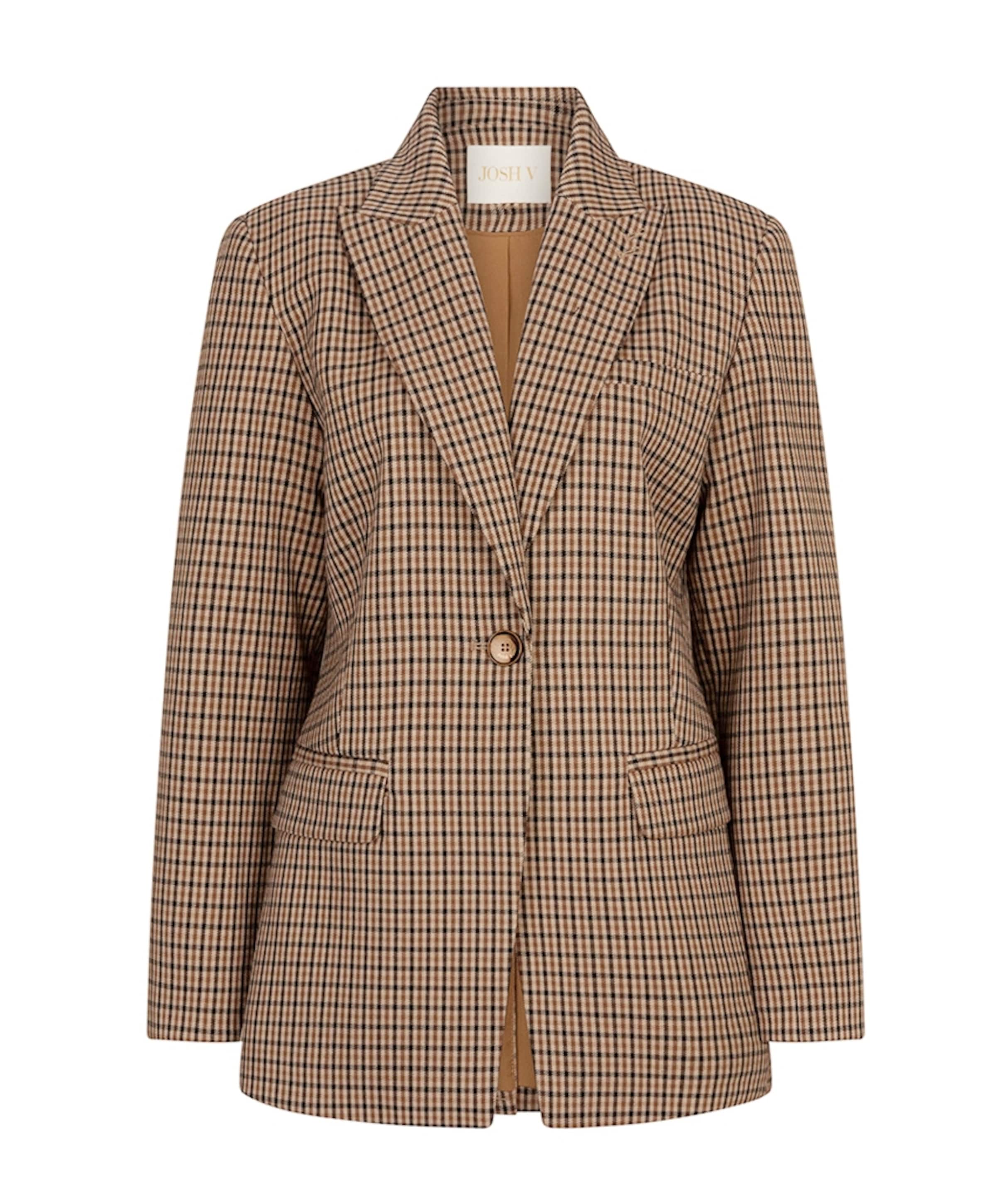 Dames blazer bruin