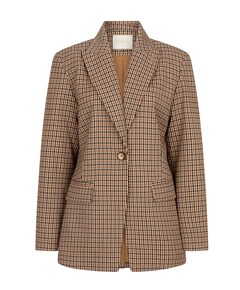 Dames blazer bruin