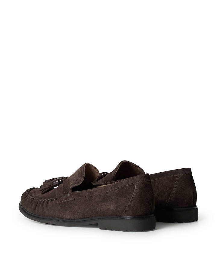 dames loafers bruin