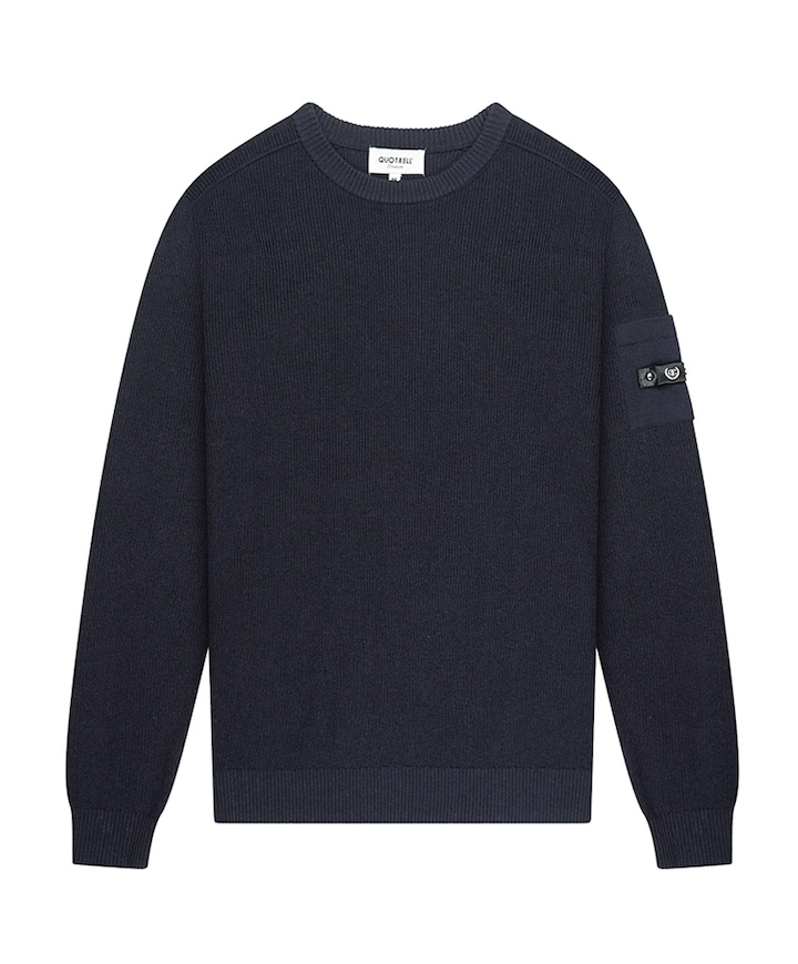 Heren sweater blauw