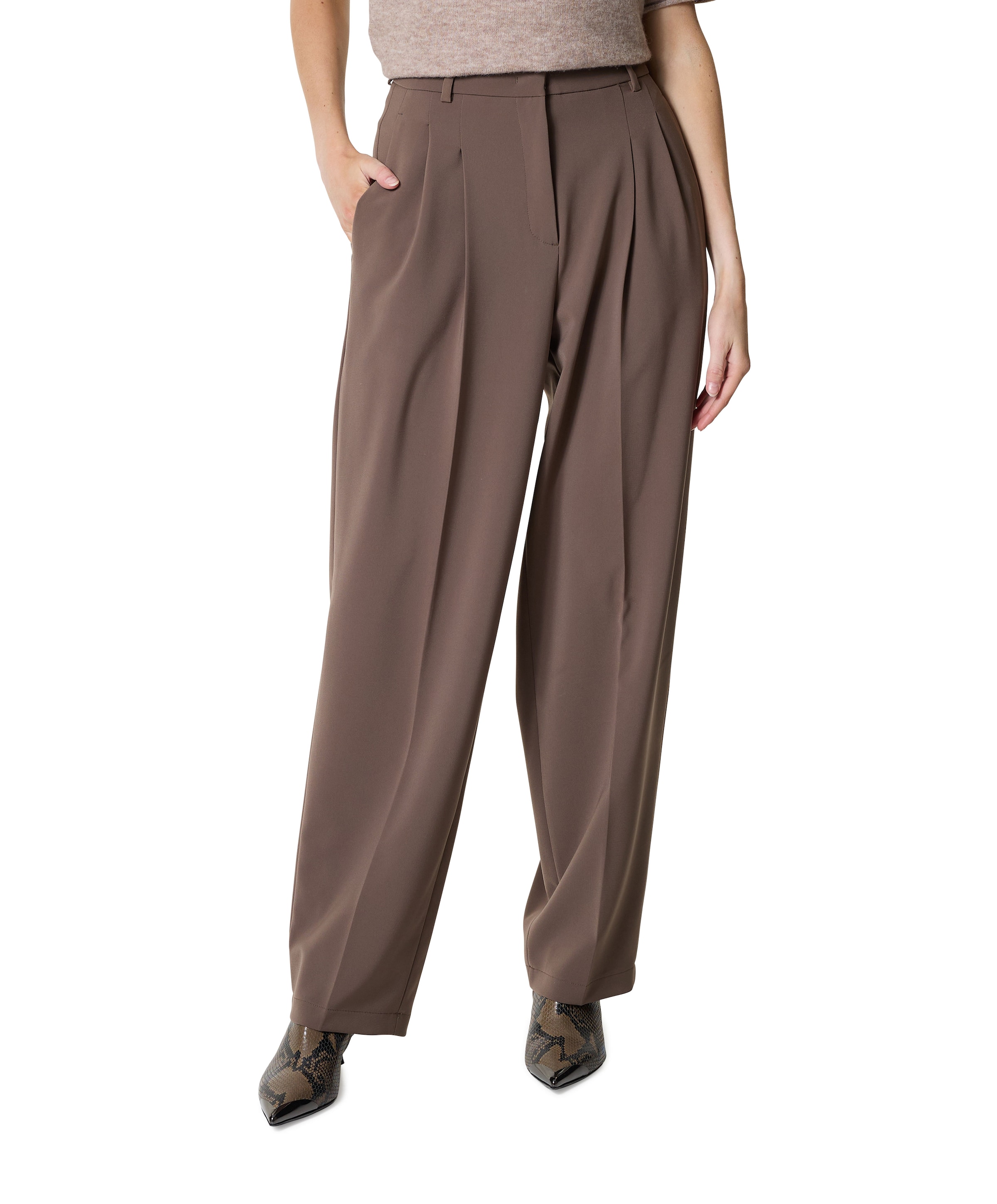 Emilie long dames broek bruin