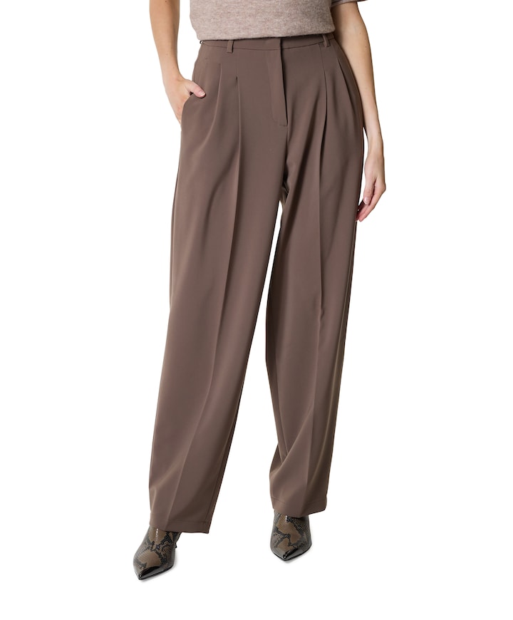 Emilie long dames broek bruin