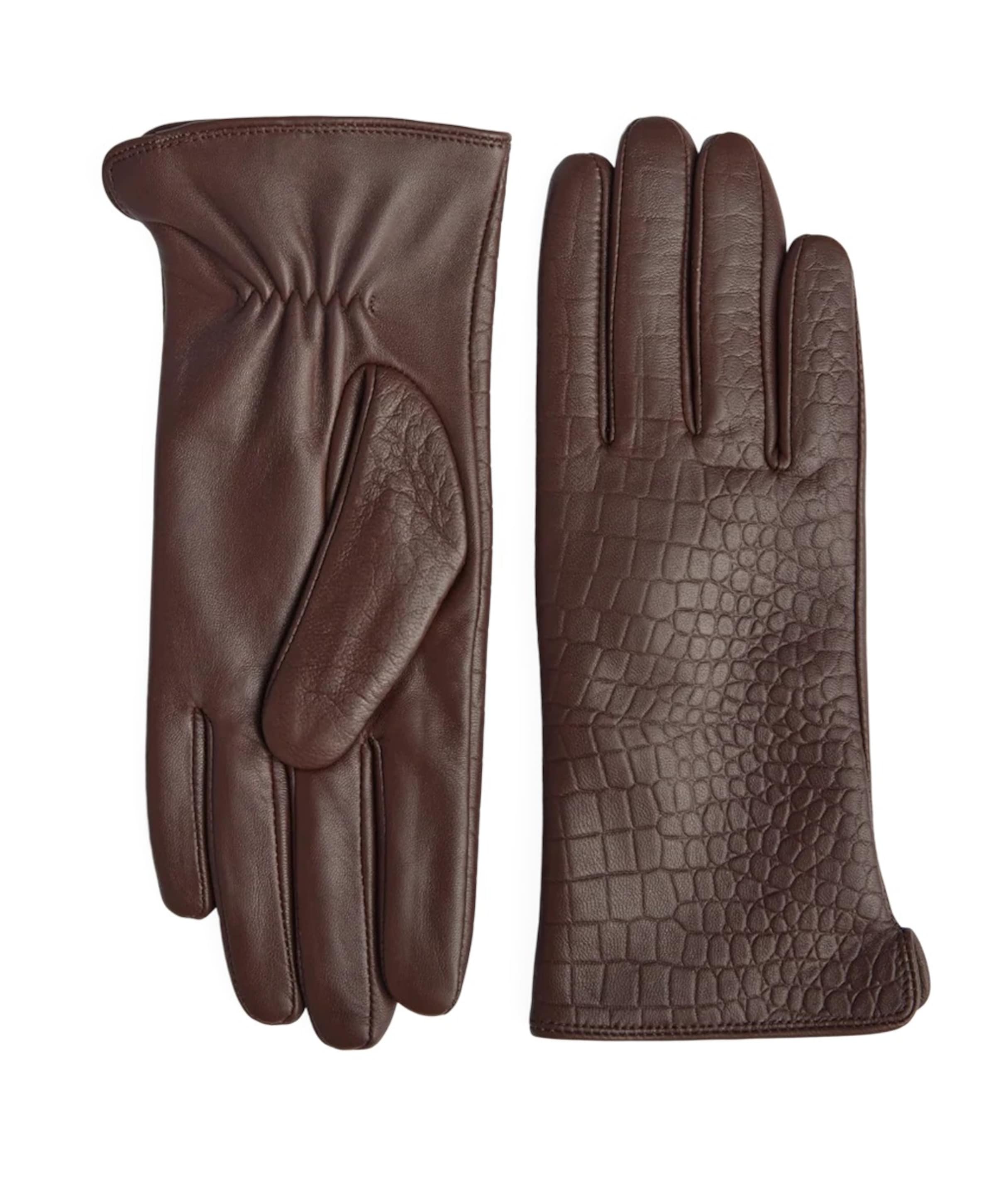 Dames handschoenen bruin