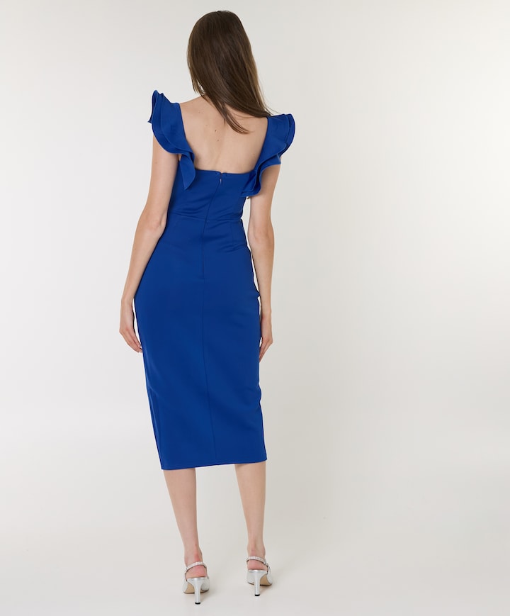 Dames jurk blauw
