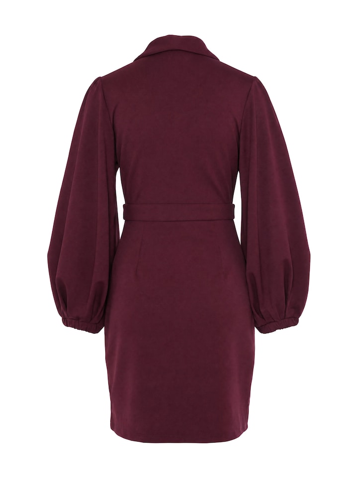 Dames jurk bordeaux
