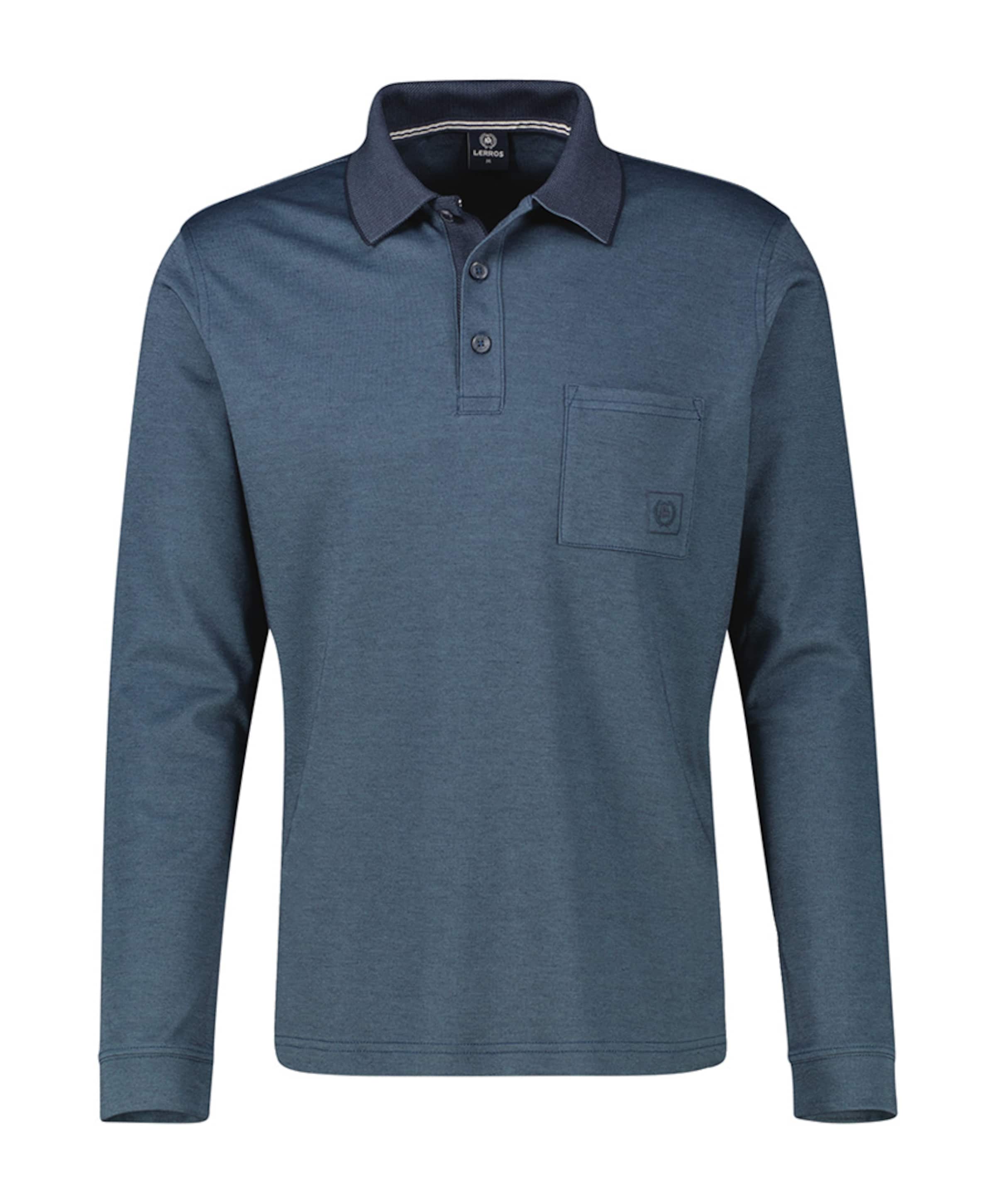 Heren polo blauw