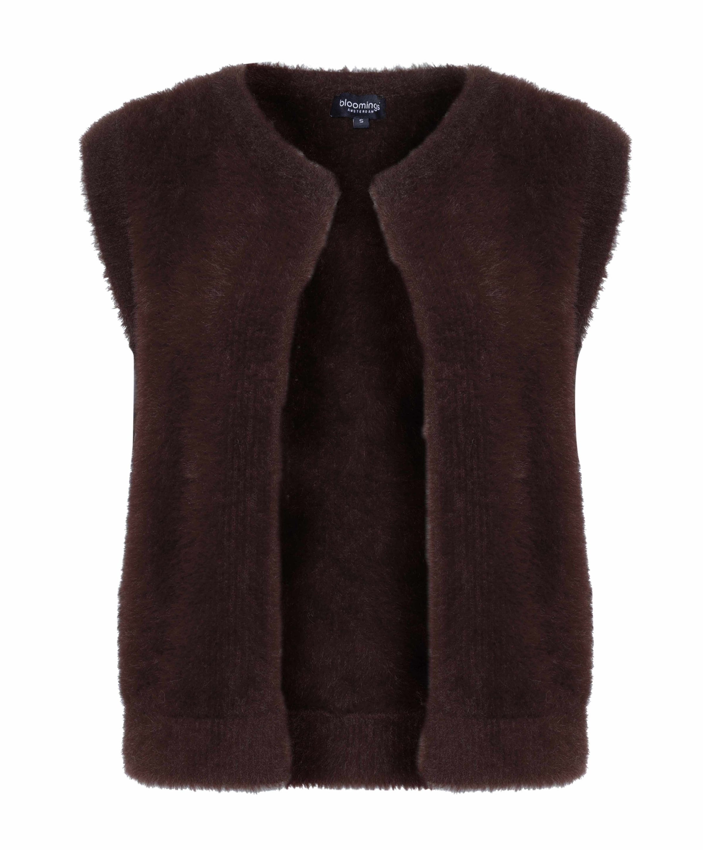 Dames gilet bruin