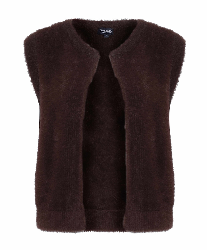 Dames gilet bruin
