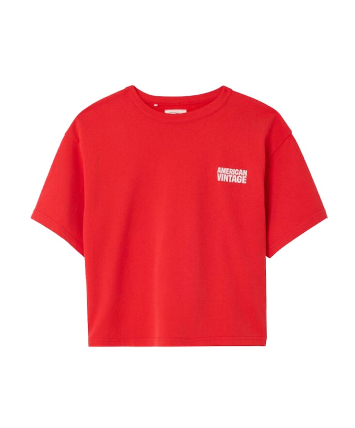 Uniseks t-shirt rood