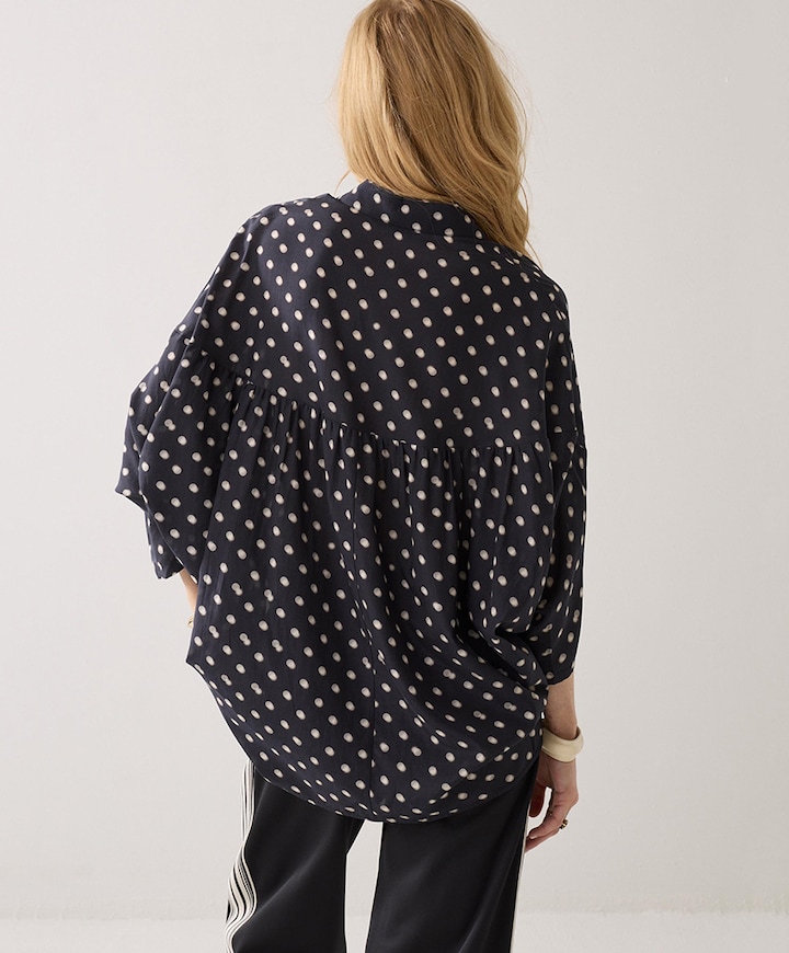 Dames blouse zwart