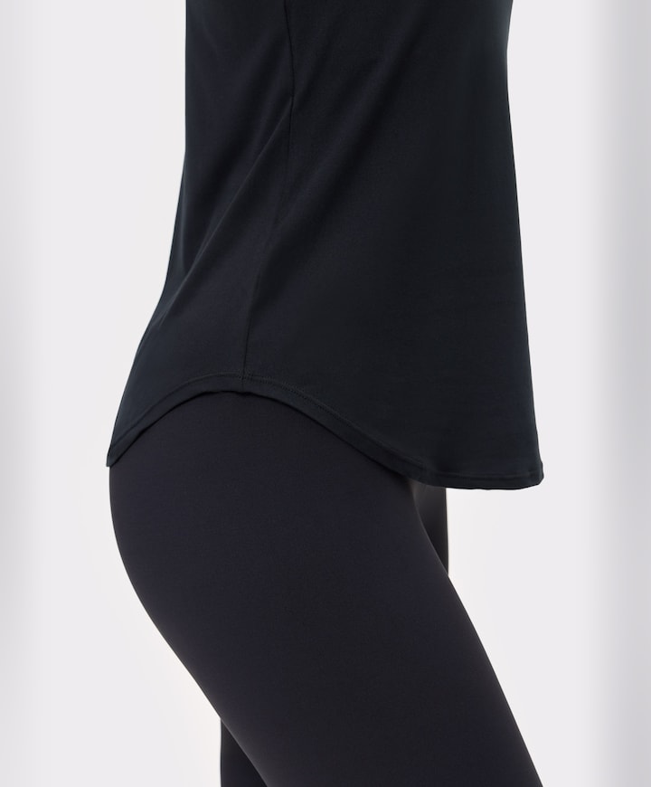 Dames singlet zwart
