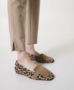 dames loafers beige
