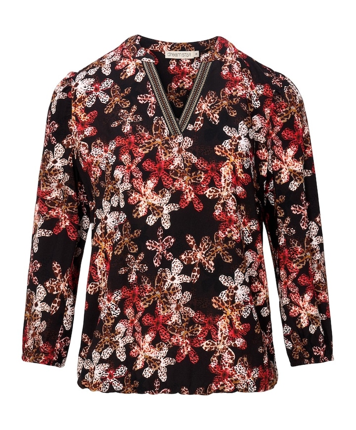 Dames blouse rood